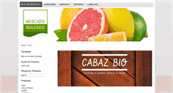 Desktop Screenshot of mercadobiologicodeobidos.com